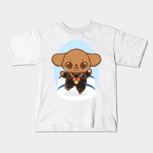 shoma poodle Kids T-Shirt